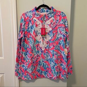 Lilly Pulitzer Cracked Up Popover Tunic - NWT